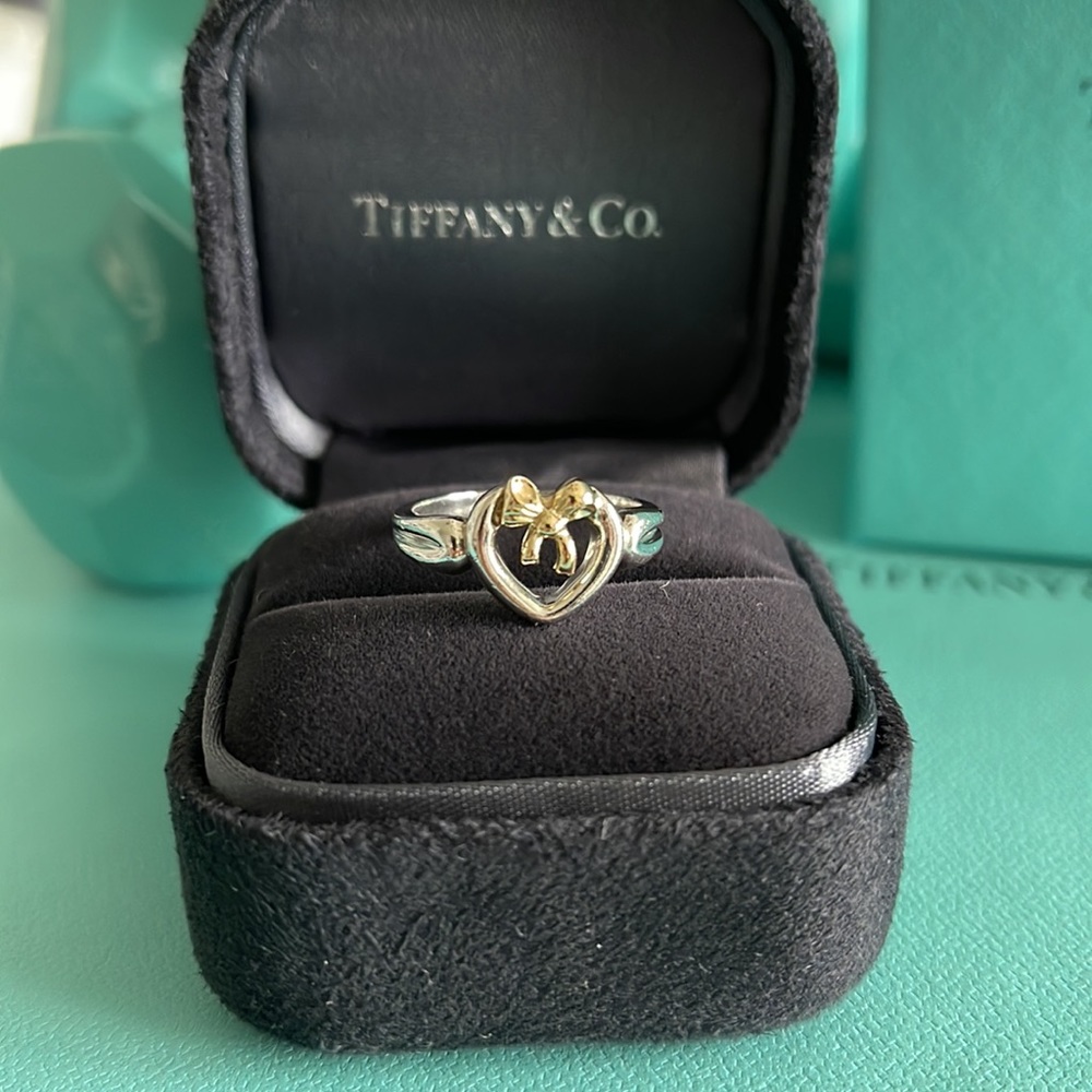 Tiffany & Co. heart bow ring - Picture 3 of 16